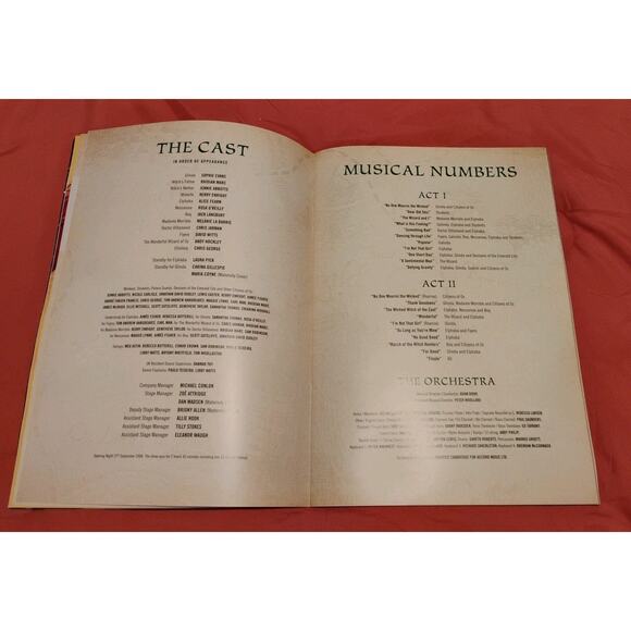 Wicked: Original London Company Program - Picture 5 of 5